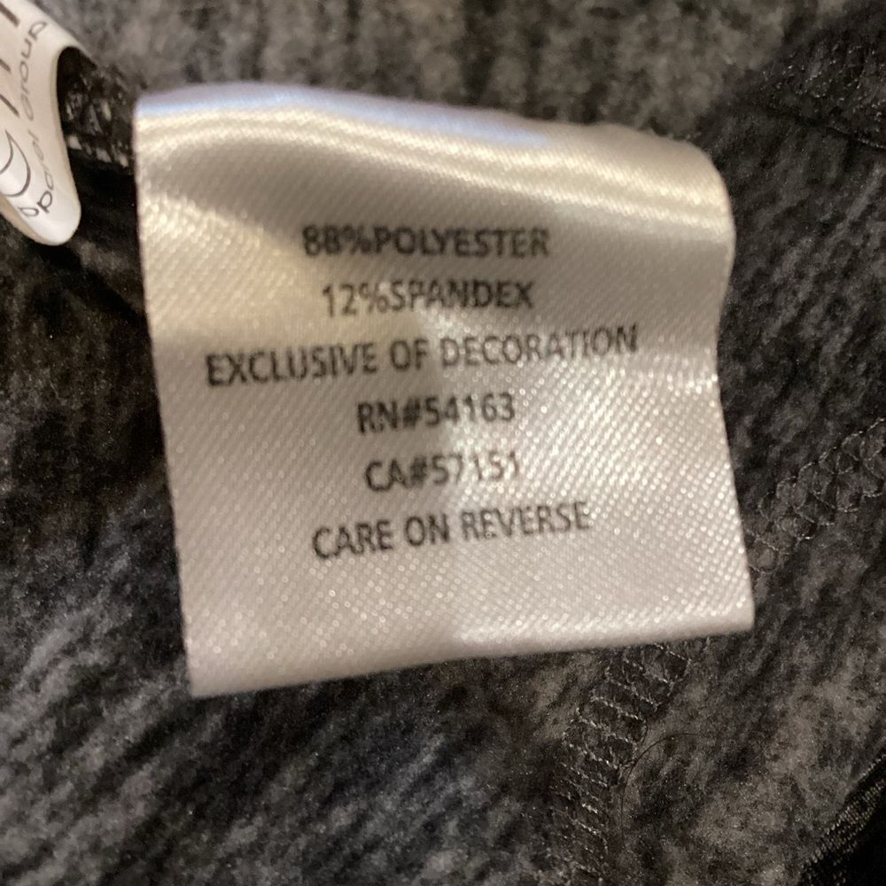 NFL Team Apparel Gray Carolina Panthers Football Recovery Full-Zip Hoodie S - Picture 7 of 10